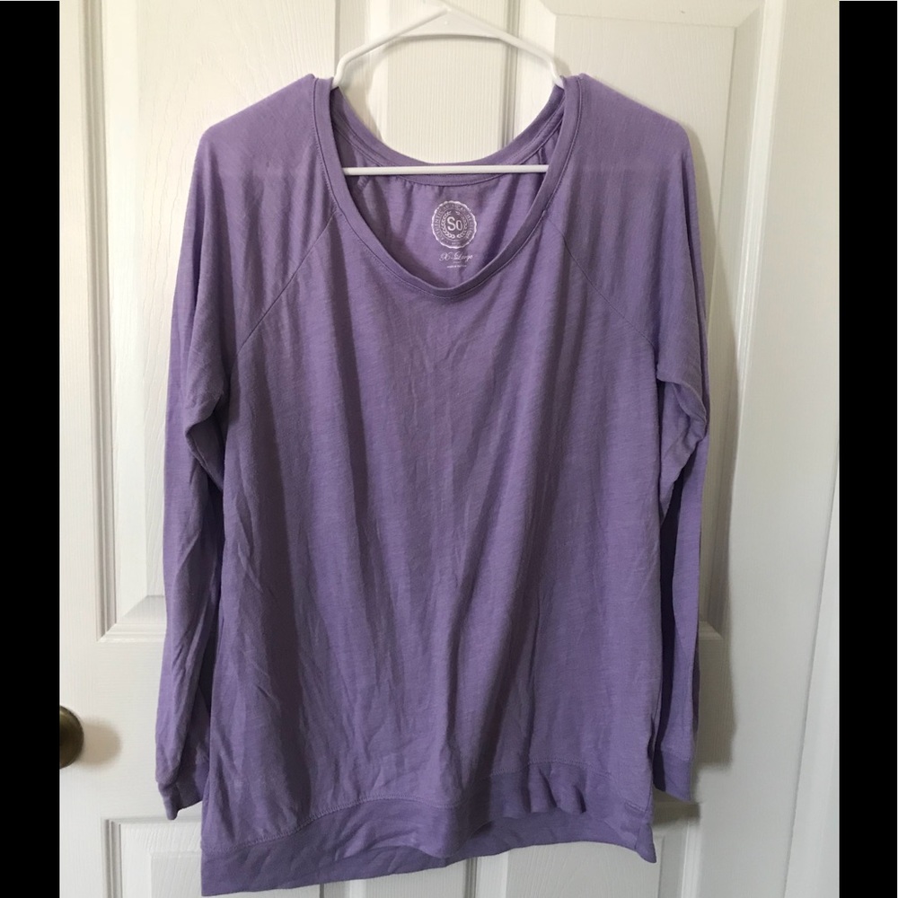 Purple SO long sleeve shirt